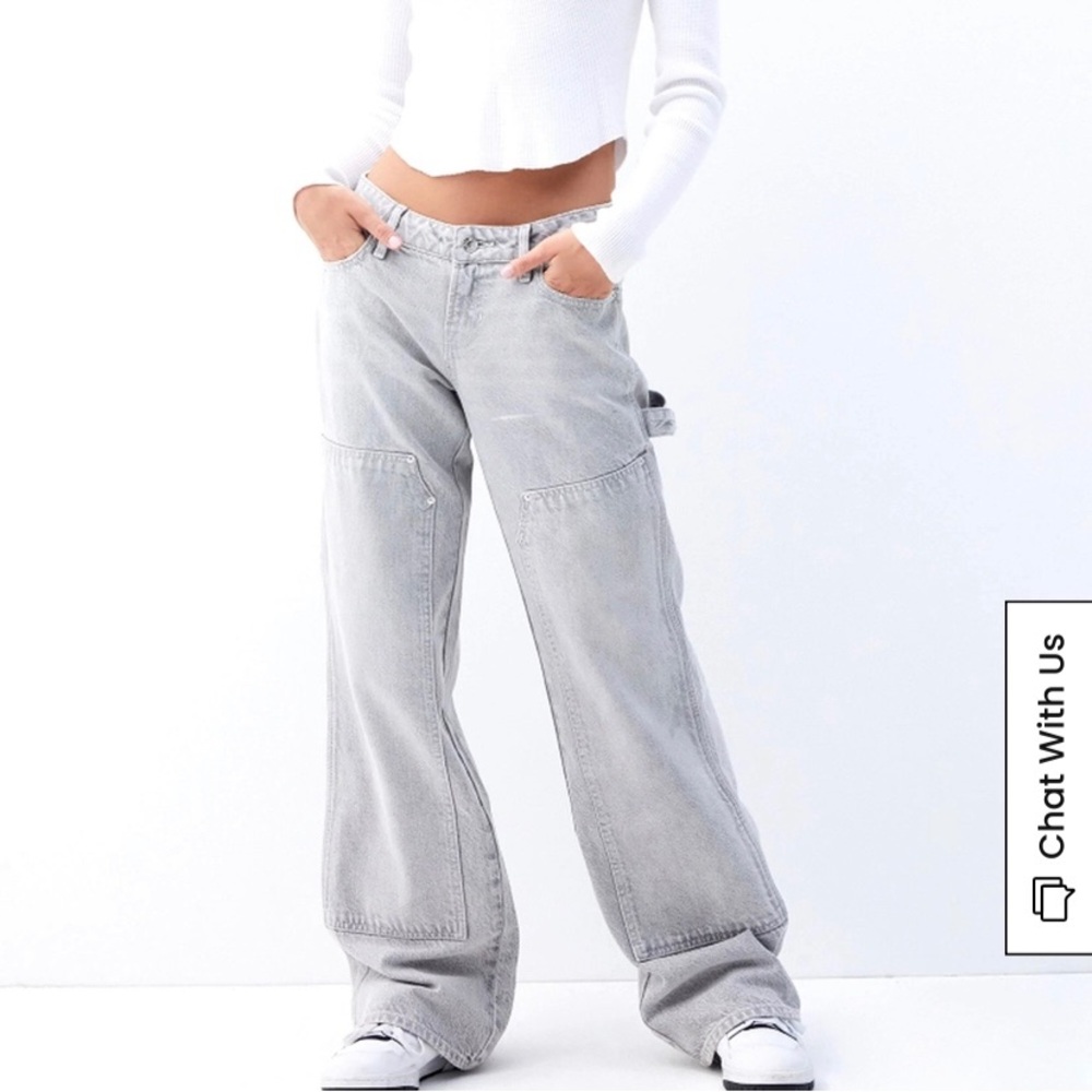 PacSun light gray low rise carpenter jean- 22